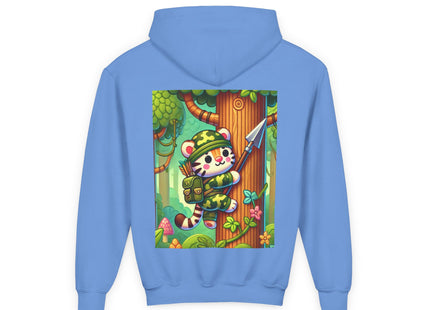 Stealthy Stripes Youth Heavy Blend Hooded Sweatshirt