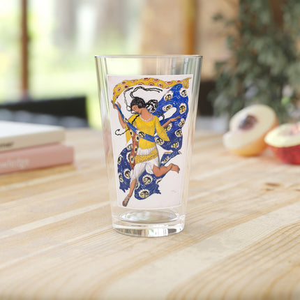 The Butterfly by Leon Bakst Glass, 16oz