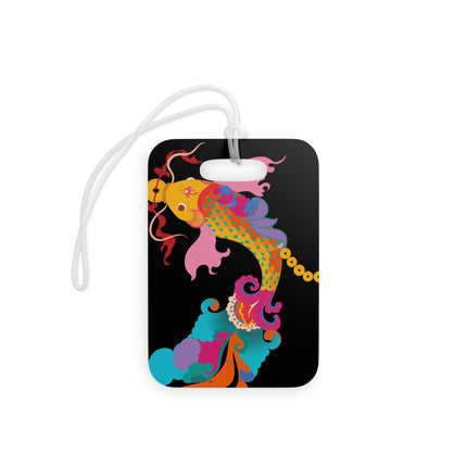 Golden Koi Luggage Tag – Prosperity & Vibrant Energy