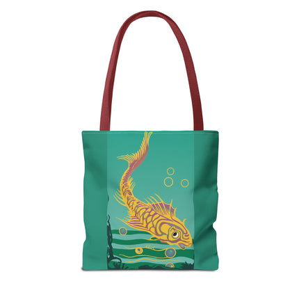 Golden Serenity Tote Bag (AOP)