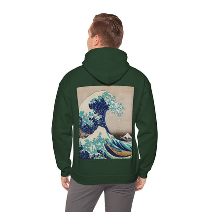 The Great Wave off Kanagawa by Katsushika Hokusai Heavy Blend™ Hooded Sweatshirt