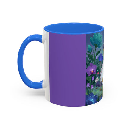 The Ladies Of The Moonlit Garden Colorful Mugs – Art Deco Floral Elegance