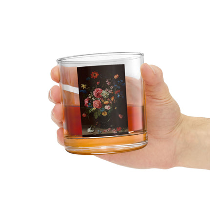 A Bouquet of Flowers by Clara Peeters Rocks Glass, 10oz