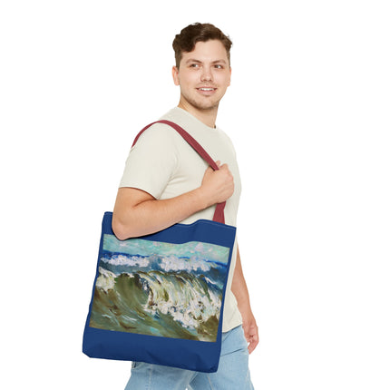 The Wave by Karl Hagemeister Tote Bag (AOP)