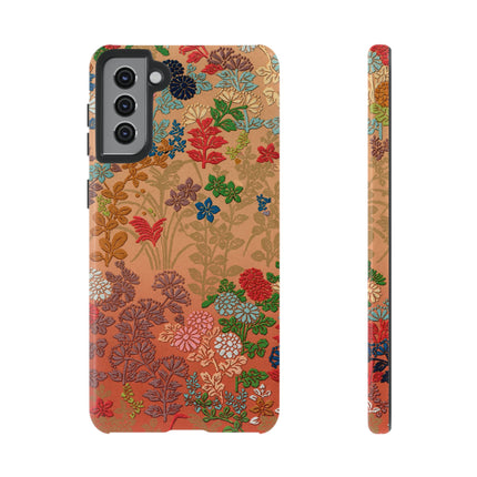 Ornamental Japanese Flower Pattern Phone Cases
