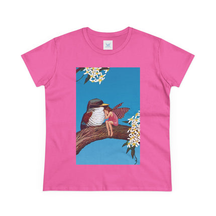 Magnolia Fairy and the Woodland Bird Cotton Tee
