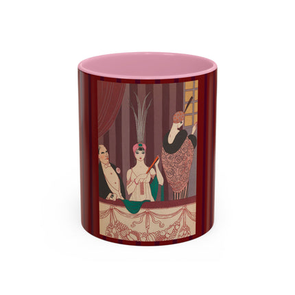 La Loge by George Barbier Colorful Mugs (11oz, 15oz)