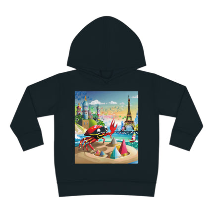 Crab Architect Toddler Pullover Fleece Hoodie