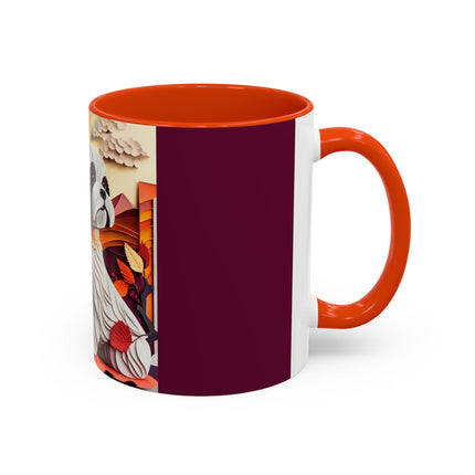 Shih Tzu at an Autumn Colorful Mugs (11oz, 15oz)