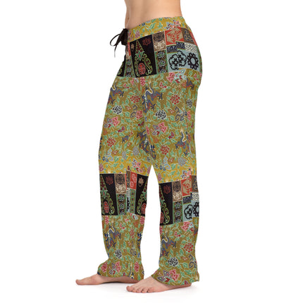 Chinois et Japonais 2 by Auguste Racinet Women's Pajama Pants (AOP)