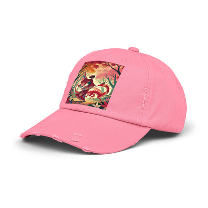 The Dragon Fairy’s Dance Unisex Distressed Cap