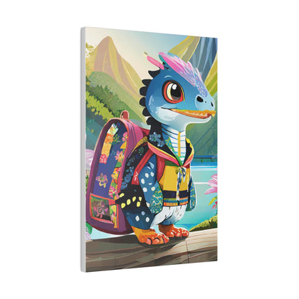 Baby Raptor Matte Canvas, Stretched, 0.75"