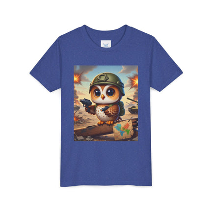 Owl on the Front Lines Youth Short Sleeve Tee