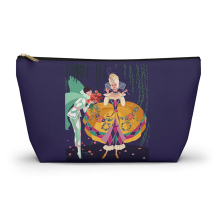 Enchanted Courtship Cosmetic Bag – Whimsical Elegance & Floral Romance