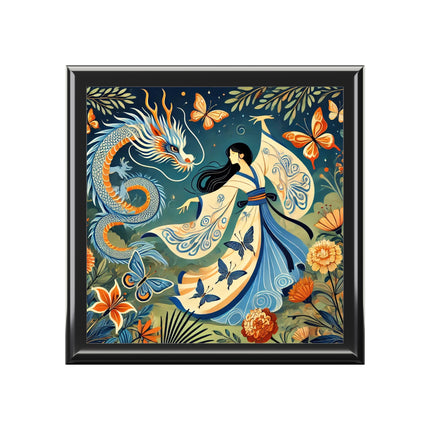 Fairy Waltz in the Butterfly Garden Jewelry Box