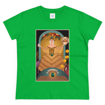 June & Pearl, Alexandrite (from the Gem Series) by Sofia Chiostri Women's Midweight Cotton Tee