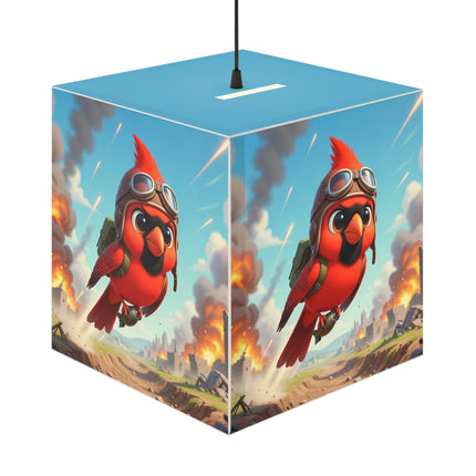 🐦✈️ The Cardinal Dive Bomber Light Cube Lamp – Bold Flight & Fearless Adventure