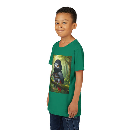 The African Grey Sentinel Youth Short Sleeve Tee