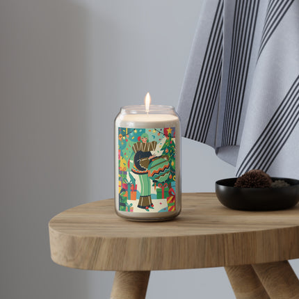 🎄✨ The Lady Of The Christmas Ornament Scented Soy Candle – Art Deco Holiday Fantasy