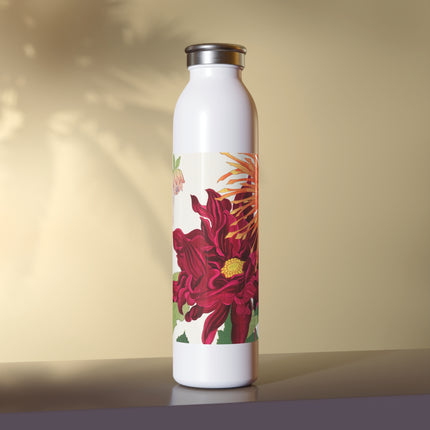 Dahlia by Tanigami Kônan Slim Water Bottle