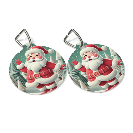 Santa's Joyful Night Pet Tag
