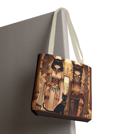 The Egyptian Priestess Cats Tote Bag – Temple Guardians & Ancient Grace