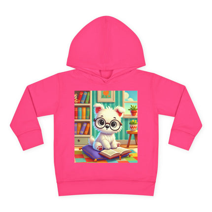Little Scholar Pup Toddler Pullover Fleece Hoodie