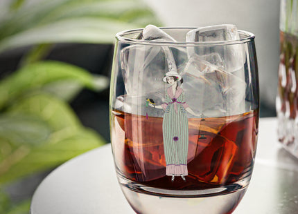 Robe de linon (Linen Dress) by Charles Martin Whiskey Glass