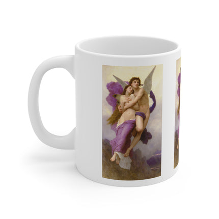 The Abduction of Psyche by William Bouguereau Ceramic Mug 11oz