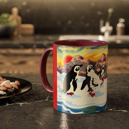 Snowball Shenanigans Colorful Mugs (11oz, 15oz)