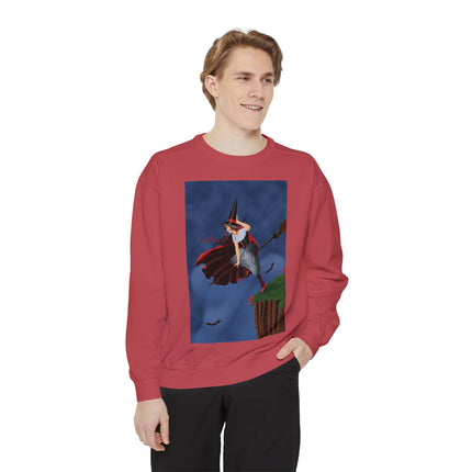 The Enchanted Witch Unisex Garment-Dyed Sweatshirt