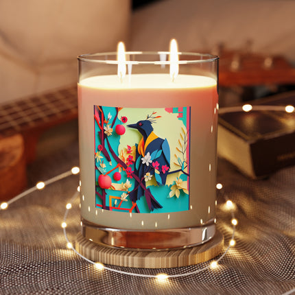 Curious Crow Scented Candle - Full Glass, 11oz - The White Tea & Fig, The Lavender & Sage, and The Ocean Mist & Moss