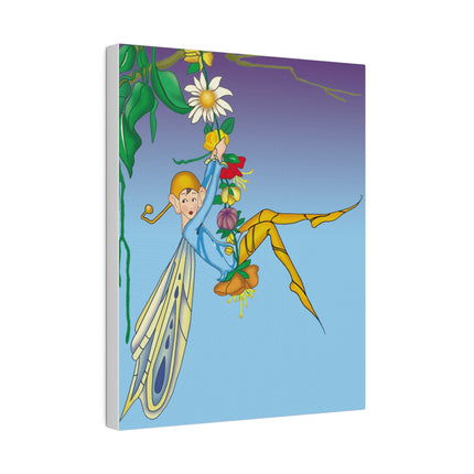 Whimsical Fairy Swing – Lydia Hine’s Enchanted Art Deco Illustration