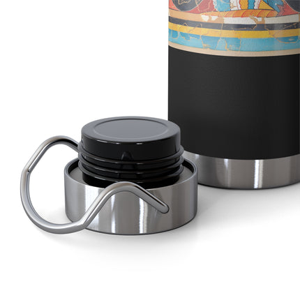 Reproduction of S-Spiral Frieze by Emile Gilliéron Copper Vacuum Insulated Bottle, 22oz
