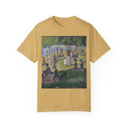 A Sunday on La Grande Jatte by Georges Seurat Unisex Garment-Dyed T-shirt