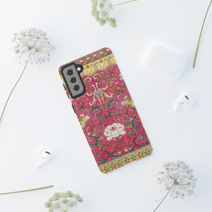 Pink Floral Pattern by Owen Jones Phone Cases