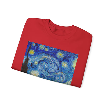 The Starry Night by Vincent Van Gogh Heavy Blend™ Crewneck Sweatshirt