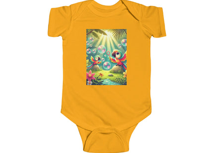 Parrots and Bubbles Infant Fine Jersey Bodysuit