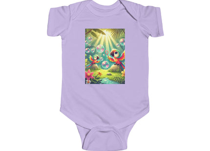 Parrots and Bubbles Infant Fine Jersey Bodysuit