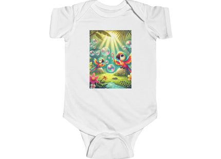Parrots and Bubbles Infant Fine Jersey Bodysuit