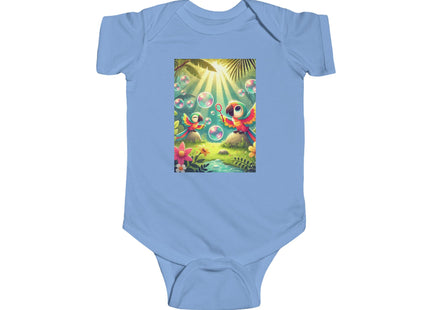Parrots and Bubbles Infant Fine Jersey Bodysuit