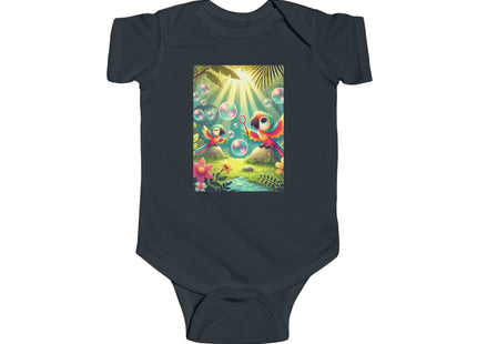 Parrots and Bubbles Infant Fine Jersey Bodysuit