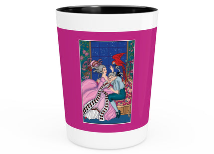 The Jealous Parrot by George Barbier Ceramic Shot Glass