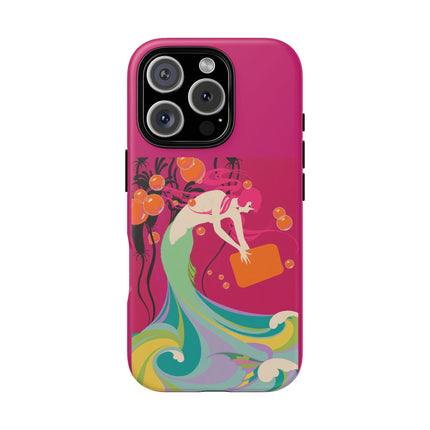 Mermaid Dive Phone Case – Vibrant Waves & Playful Elegance