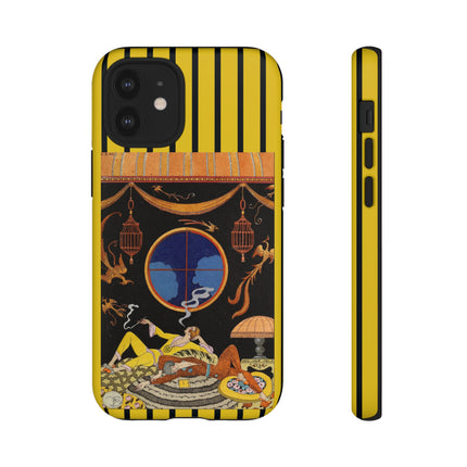 Falbalas et fanfreluches La paresse (Laziness) by George Barbier Phone Cases
