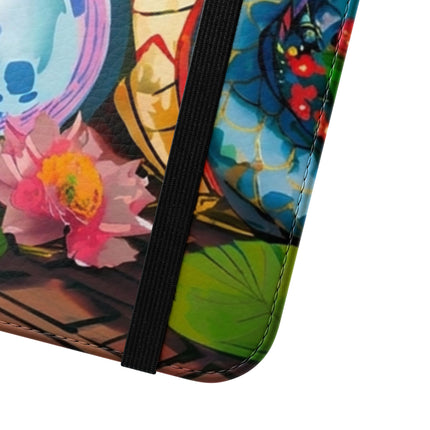 🐉💎 Wisdom's Guardian Flip Case – Dragon's Embrace & Eternal Wisdom
