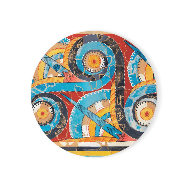 Reproduction of S-Spiral Frieze by Emile Gilliéron Cork Back Coaster