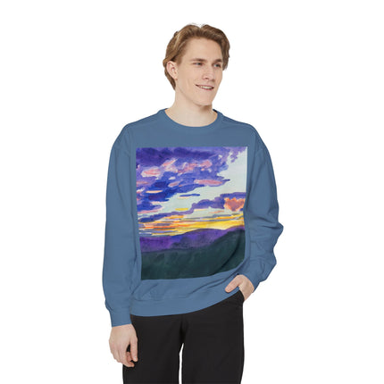 Naturstudie XII by Karl Wiener Garment-Dyed Sweatshirt