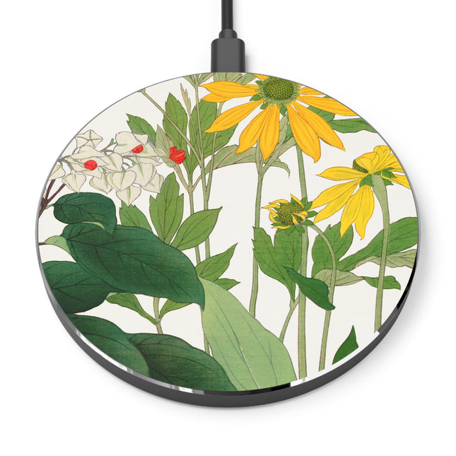 Clerodendrum & Rudbeckia by Tanigami Kônan Wireless Charger