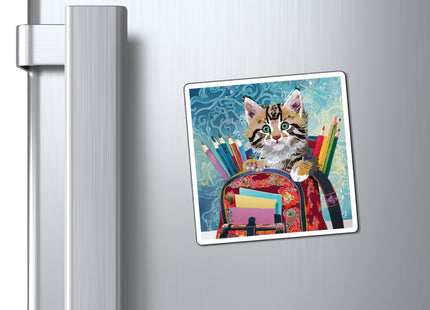 Whiskered Wanderings Magnets (3 Sizes)